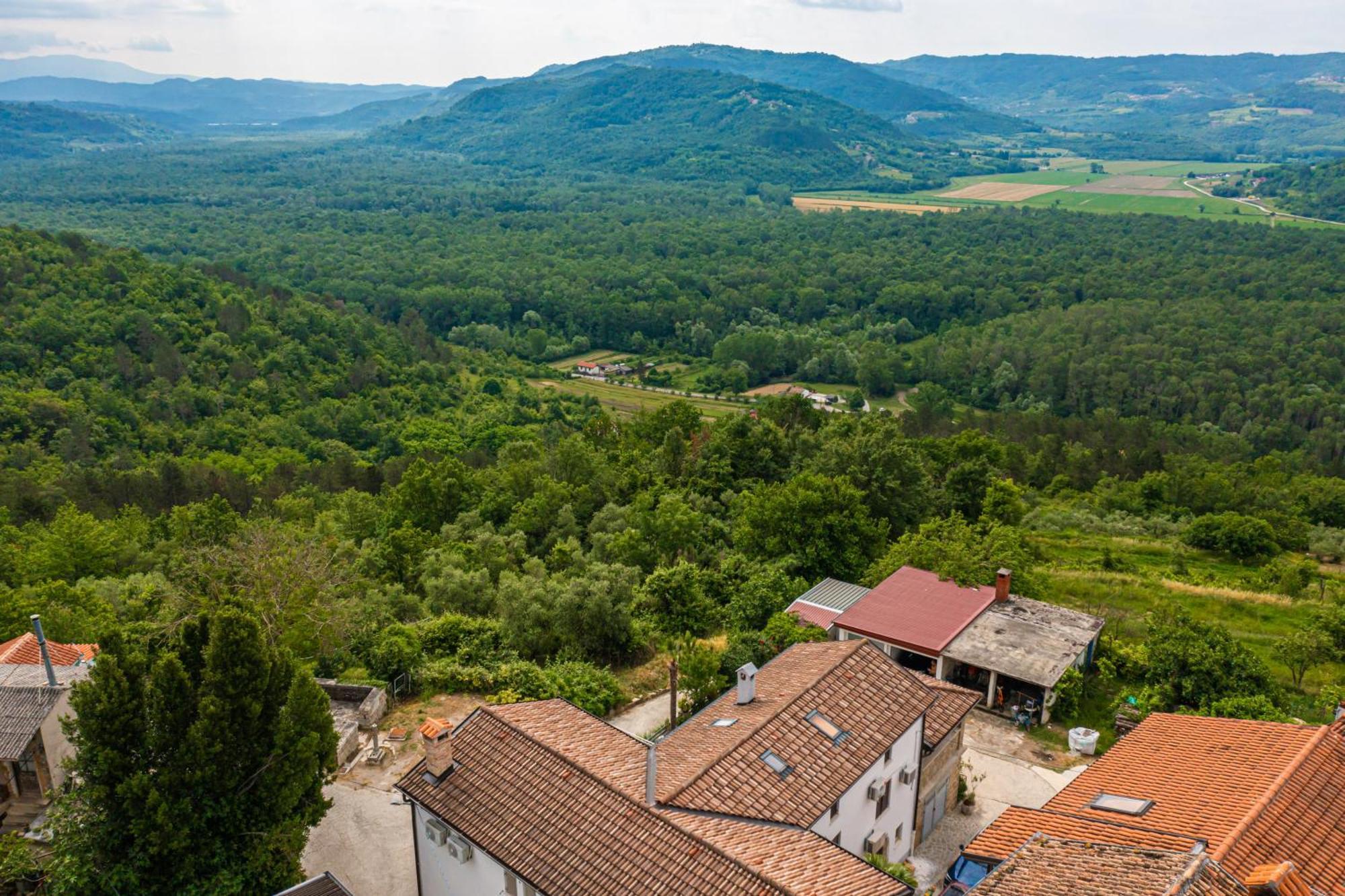 Holiday Home Belveder Motovun With Heated Pool Livade Exterior photo